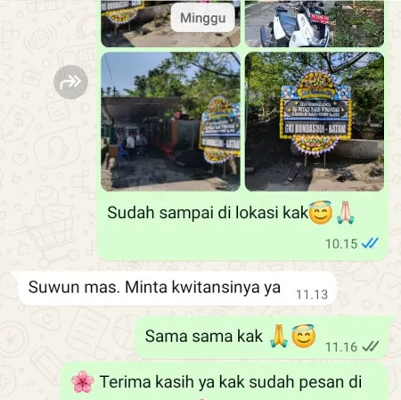 Pengiriman Papan Bunga Duka Cipinang Muara