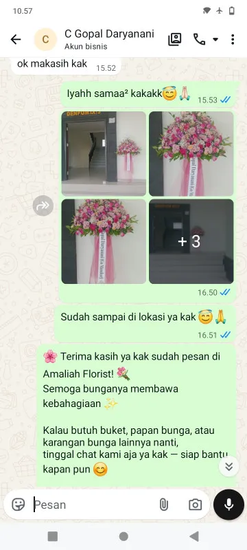 Pengiriman Karangan Bunga Cipinang Muara