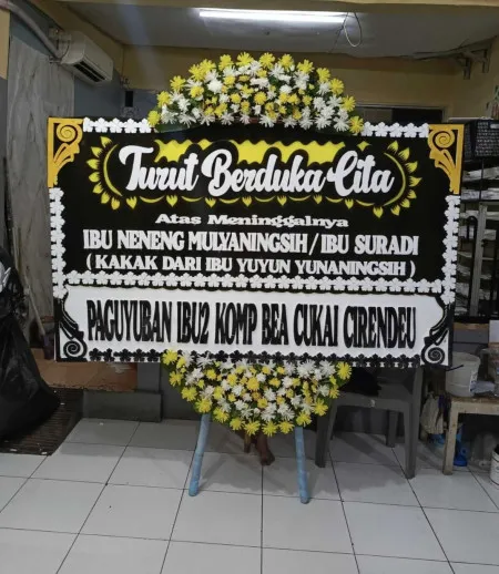 Papan Bunga Duka Cipinang Muara