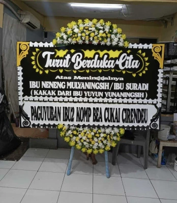 Papan Bunga di Cipinang Muara